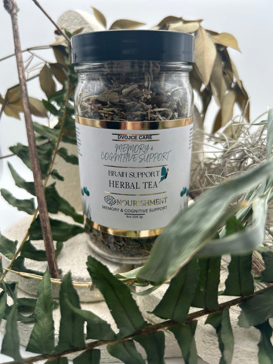 Brain Support | Herbal Tea | Memory & Cognitive Support 8oz