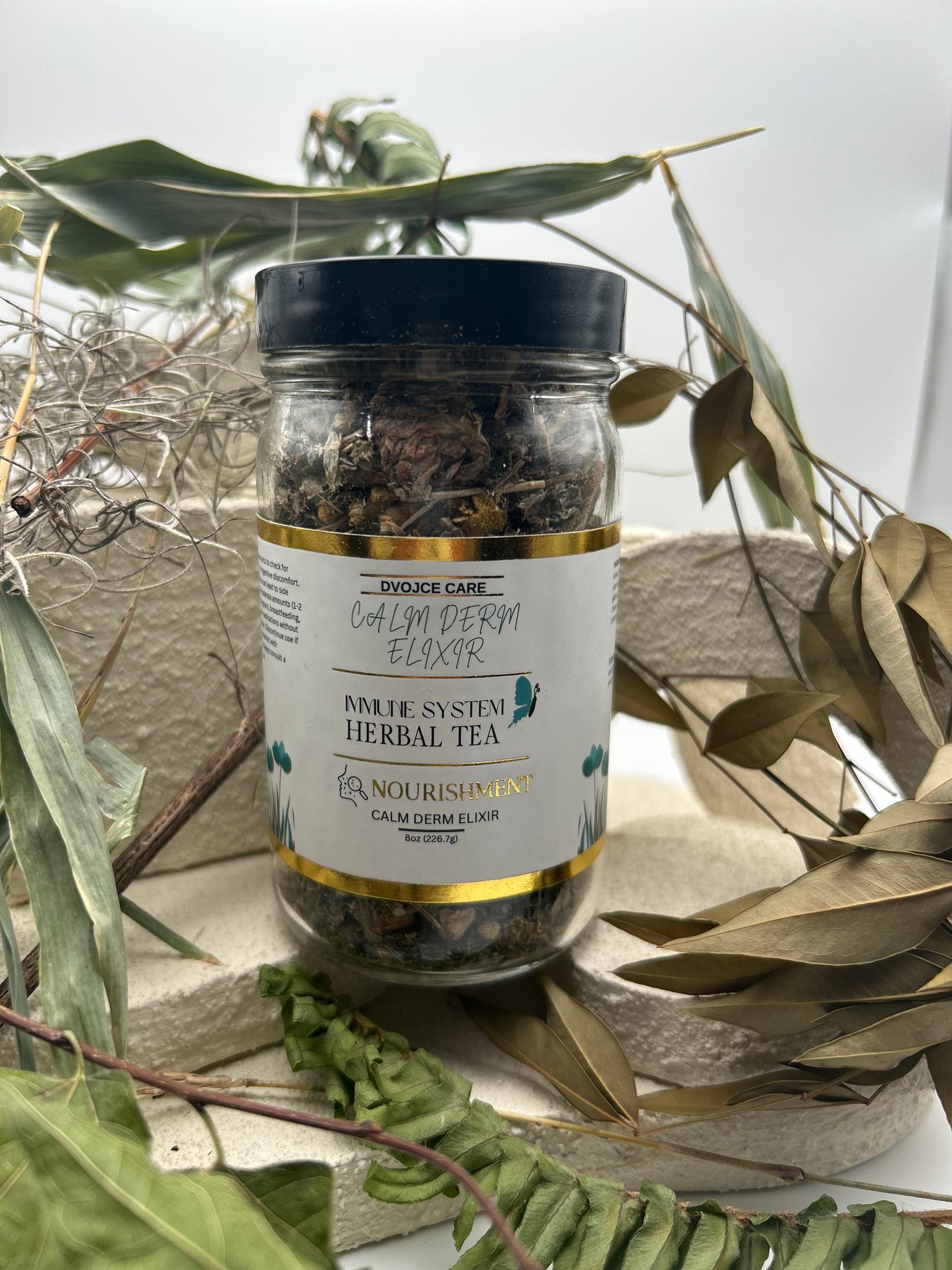 Immune System | Herbal Tea | Calm Derm Elixir 8oz